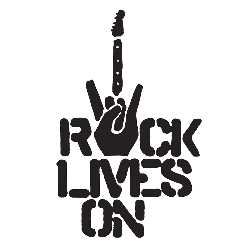 rock lives on logo